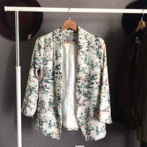 Patterned blazer